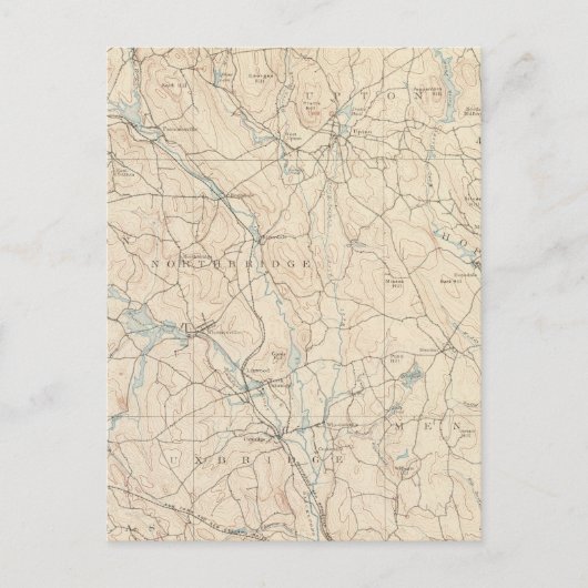 Blackstone, Massachusetts Briefkaart (Voorkant)