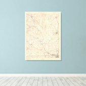 Blackstone, Massachusetts Canvas Afdruk (Insitu (Houten vloer))