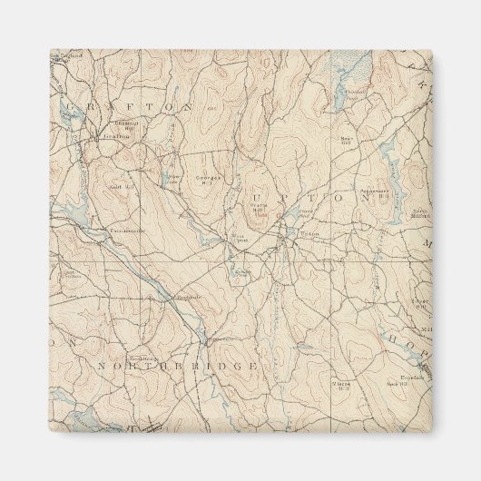 Blackstone, Massachusetts Magneet (Voorkant)