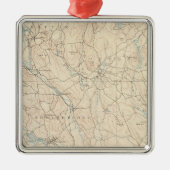 Blackstone, Massachusetts Metalen Ornament (Voorkant)