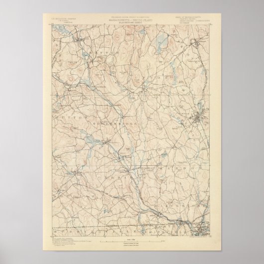 Blackstone, Massachusetts Poster (Voorkant)