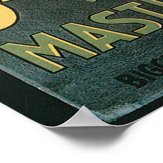 Blackstone ~ Master Magicia  Magische Wet Poster (Hoek)