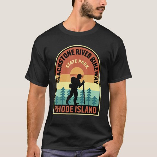 Blackstone River Bikeway State Park Rhode Island H T-shirt (Voorkant)