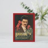  Blackstone 's Werelds meester Magiciër Briefkaart (Staand voorkant)