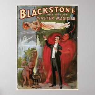 Blackstone, The World's Master Magicia, 1934 Poster