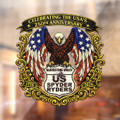 Blackstone Valley Chapter - Decal USA 250th (Vel 2)