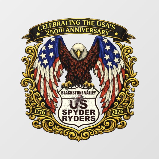 Blackstone Valley Chapter - Sticker USA 250ste (Vel)