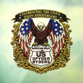 Blackstone Valley Chapter - Sticker USA 250ste (Vel 3)