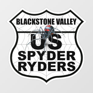 Blackstone Valley-hoofdstuk - Decal-hoofdstuklogo Raamsticker
