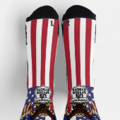 Blackstone Valley-hoofdstuk - Socks RWB-logo vlag Sokken (Top)
