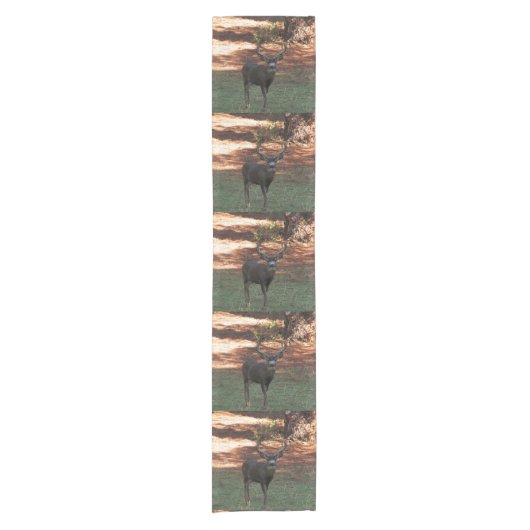 Blacktail Buck Table Runner Korte Tafelloper (Voorkant)