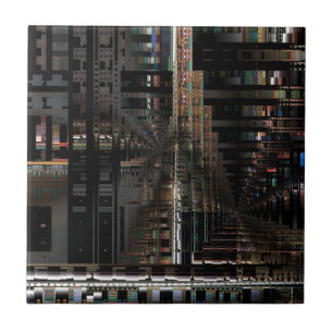 BlackTechnology Circuit Board Electronic Computer. Tegeltje