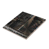BlackTechnology Circuit Board Electronic Computer. Tegeltje (Zijkant)