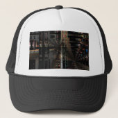 BlackTechnology Circuit Board Electronic Computer. Trucker Pet (Voorkant)