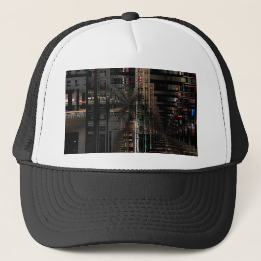 BlackTechnology Circuit Board Electronic Computer. Trucker Pet (Voorkant)