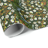 Blackthorn, beroemd William Morris-patroon Cadeaupapier (Rol Hoek)