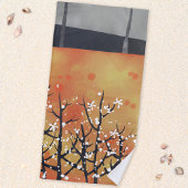 Blackthorn Blossom Spring Landscape Painting Strandlaken