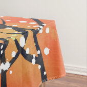 Blackthorn Blossom Spring Landscape Painting Tafelkleed (Voorbeeld)