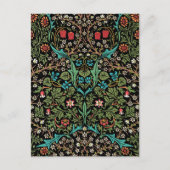 Blackthorn Floral Pattern William Morris Briefkaar Briefkaart (Voorkant)