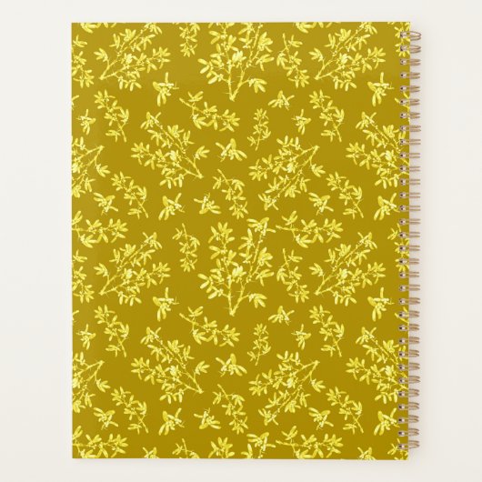 Blackthorn gold gepersonaliseerd planner (Achterkant)