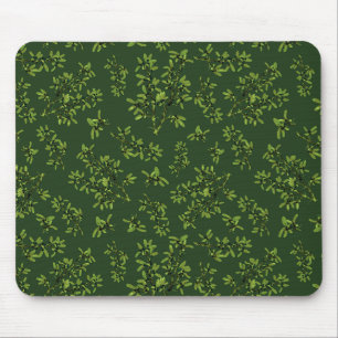 Blackthorn Patroon Diep Groen Muismat
