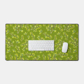 Blackthorn Patroon Groen Bureaumat (Keyboard & Muis)