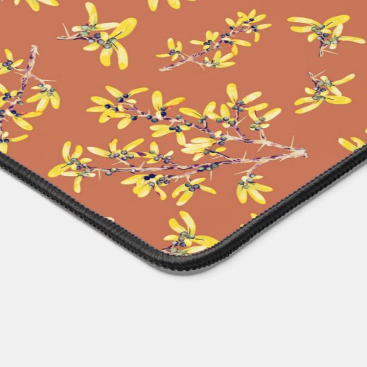 Blackthorn Pattern Diep Sinaasappel Bureaumat (Hoek)
