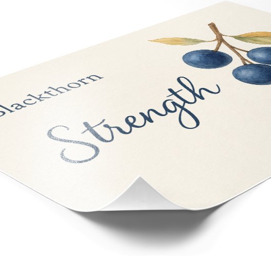 Blackthorn — Strength Foto Afdruk (Hoek)