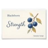 Blackthorn — Strength Foto Afdruk (Voorkant)