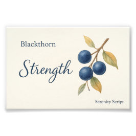 Blackthorn — Strength Foto Afdruk