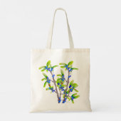 Blackthorn takken met bessen tote bag (Achterkant)
