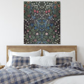 'Blackthorn' wandpapier, 1892 Canvas Afdruk (Insitu (Slaapkamer))