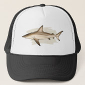 Blacktip Shark Trucker Hat Pet (Voorkant)
