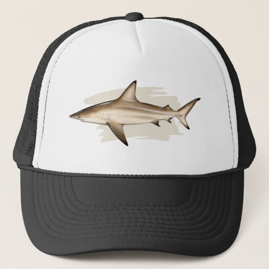 Blacktip Shark Trucker Hat Trucker Pet (Voorkant)
