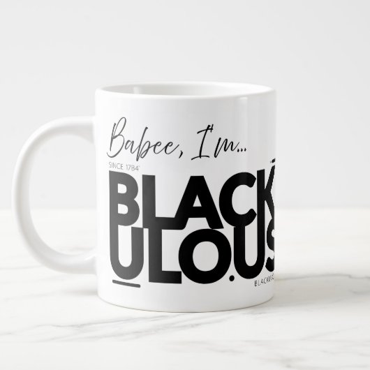 BLACKULO.US™ "Babee I'm..." – Founders Flex 🔥 Grote Koffiekop (Links)