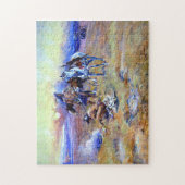 Blackvoeten Buffalo Range Charles M Russell 1905 Legpuzzel (Verticaal)