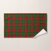 Blackwatch Campbell Tartan Rood Groen Plaid Bad Handdoek (Handdoek)