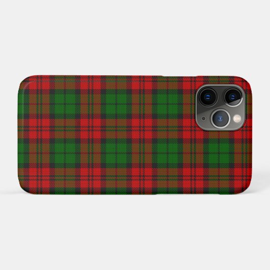 Blackwatch Campbell Tartan Rood Groen Plaid Case-Mate iPhone Case (Achterkant (horizontaal))