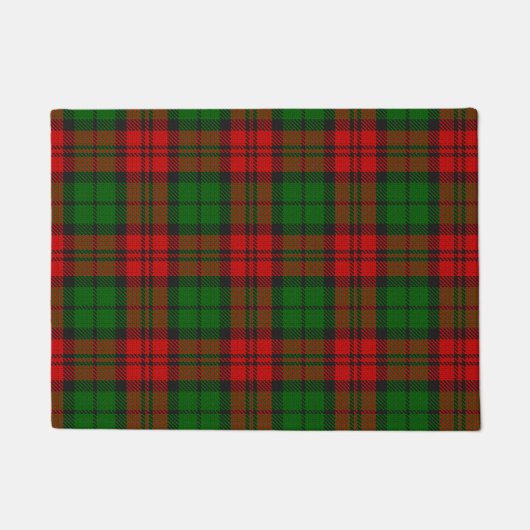 Blackwatch Campbell Tartan Rood Groen Plaid Deurmat (Voorkant)