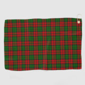 Blackwatch Campbell Tartan Rood Groen Plaid Golfhanddoek (Horizontaal)