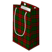 Blackwatch Campbell Tartan Rood Groen Plaid Klein Cadeauzakje (Voorkant Gekanteld)