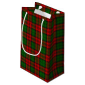 Blackwatch Campbell Tartan Rood Groen Plaid Klein Cadeauzakje (Achterkant Gekanteld)