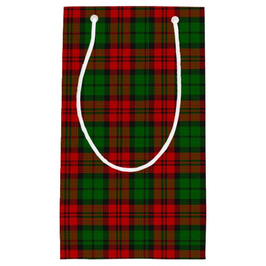 Blackwatch Campbell Tartan Rood Groen Plaid Klein Cadeauzakje (Voorkant)