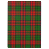 Blackwatch Campbell Tartan Rood Groen Plaid Klembord (Achterkant)