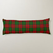 Blackwatch Campbell Tartan Rood Groen Plaid Lichaamskussen (Achterkant)