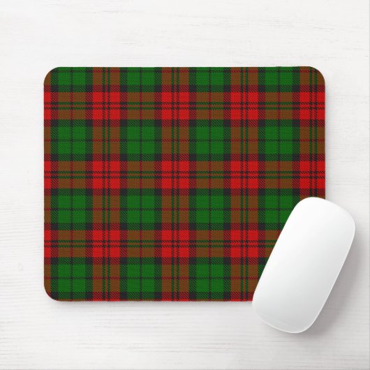 Blackwatch Campbell Tartan Rood Groen Plaid Muismat (Met muis)