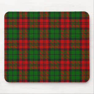 Blackwatch Campbell Tartan Rood Groen Plaid Muismat
