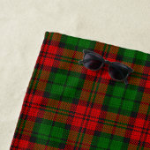 Blackwatch Campbell Tartan Rood Groen Plaid Strandlaken (In situ)