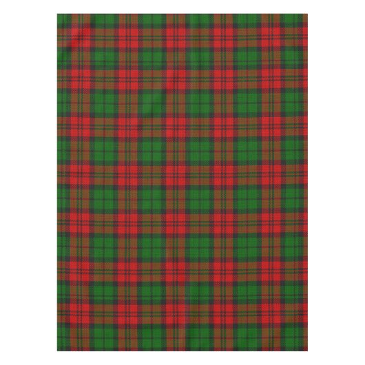Blackwatch Campbell Tartan Rood Groen Plaid Tafelkleed (Voorkant)