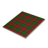 Blackwatch Campbell Tartan Rood Groen Plaid Tegeltje (Zijkant)